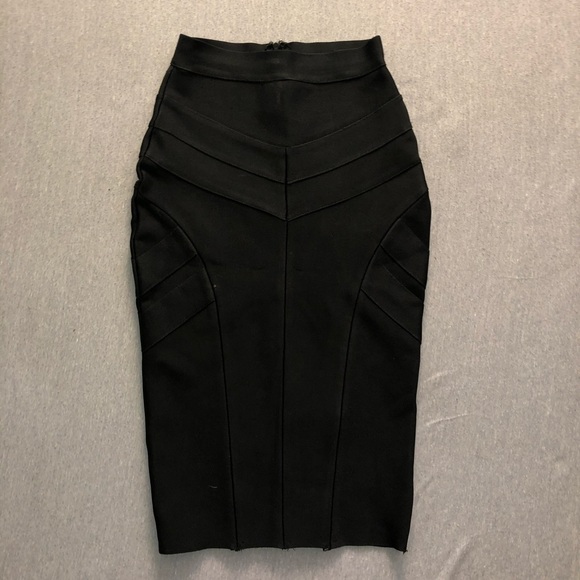 Black Pencil Skirt - Picture 1 of 1